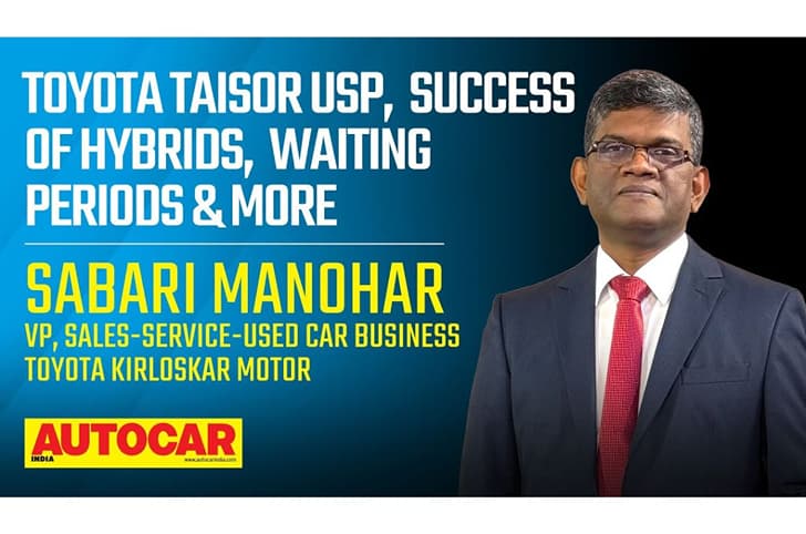 Toyota's Sabari Manohar on new Taisor, reduced waiting periods and more